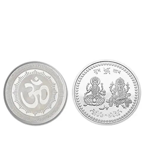 866 Pure Silver Coin For Gift Pooja